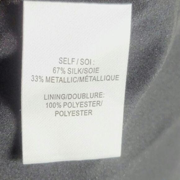 Tanya Taylor Meredith Metallic Silk Blend Maxi Dress, sz 14 - Picture 11 of 16